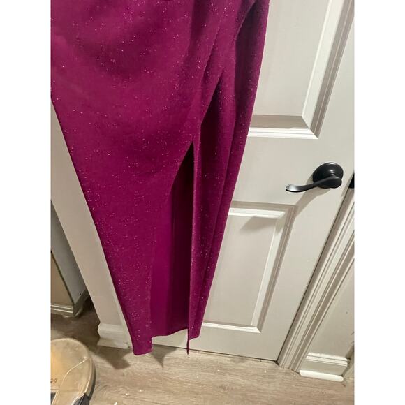 Michael Costello x REVOLVE Semira Halter Gown - Magenta - EUC - XS - Picture 6 of 8